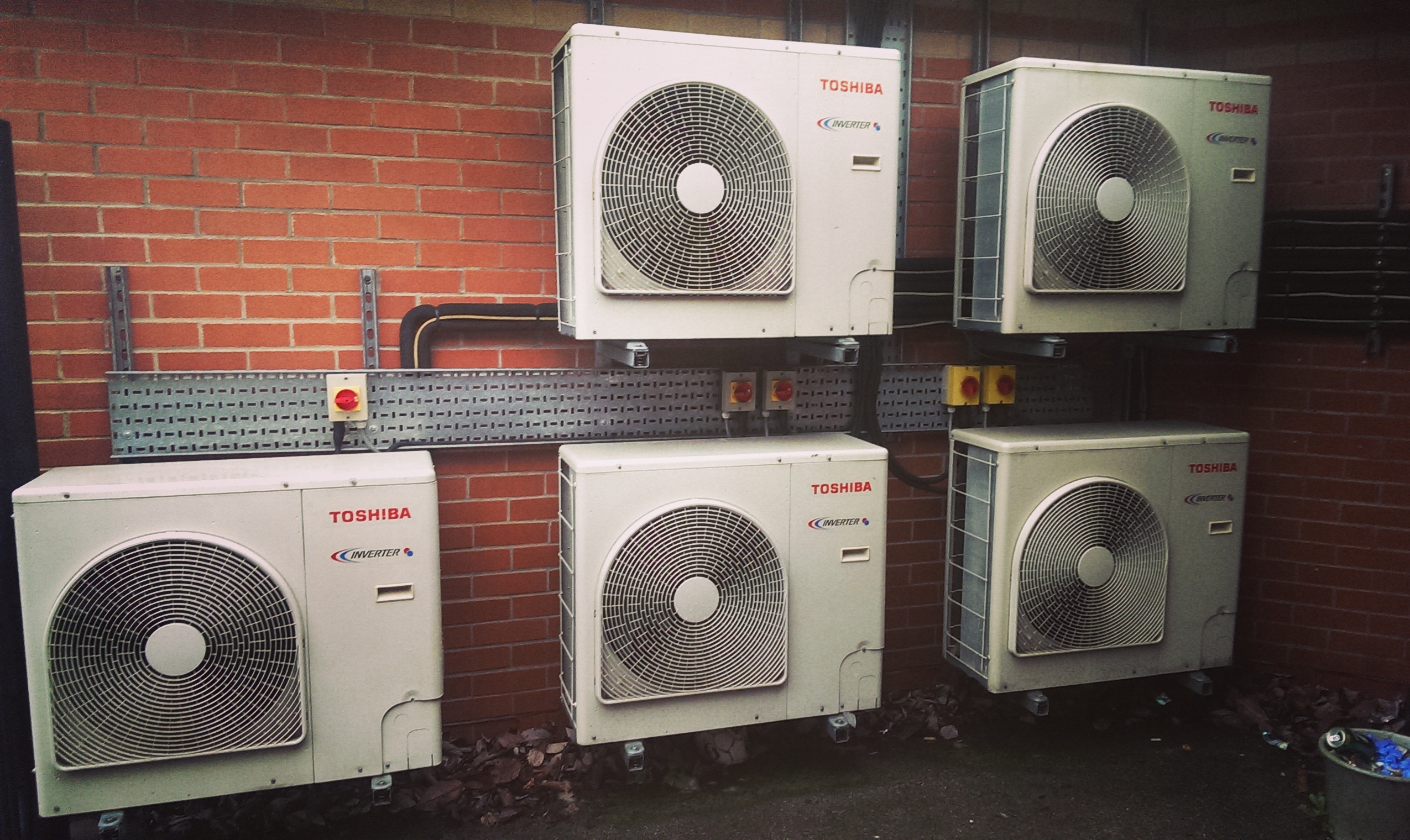 Aircon outside units