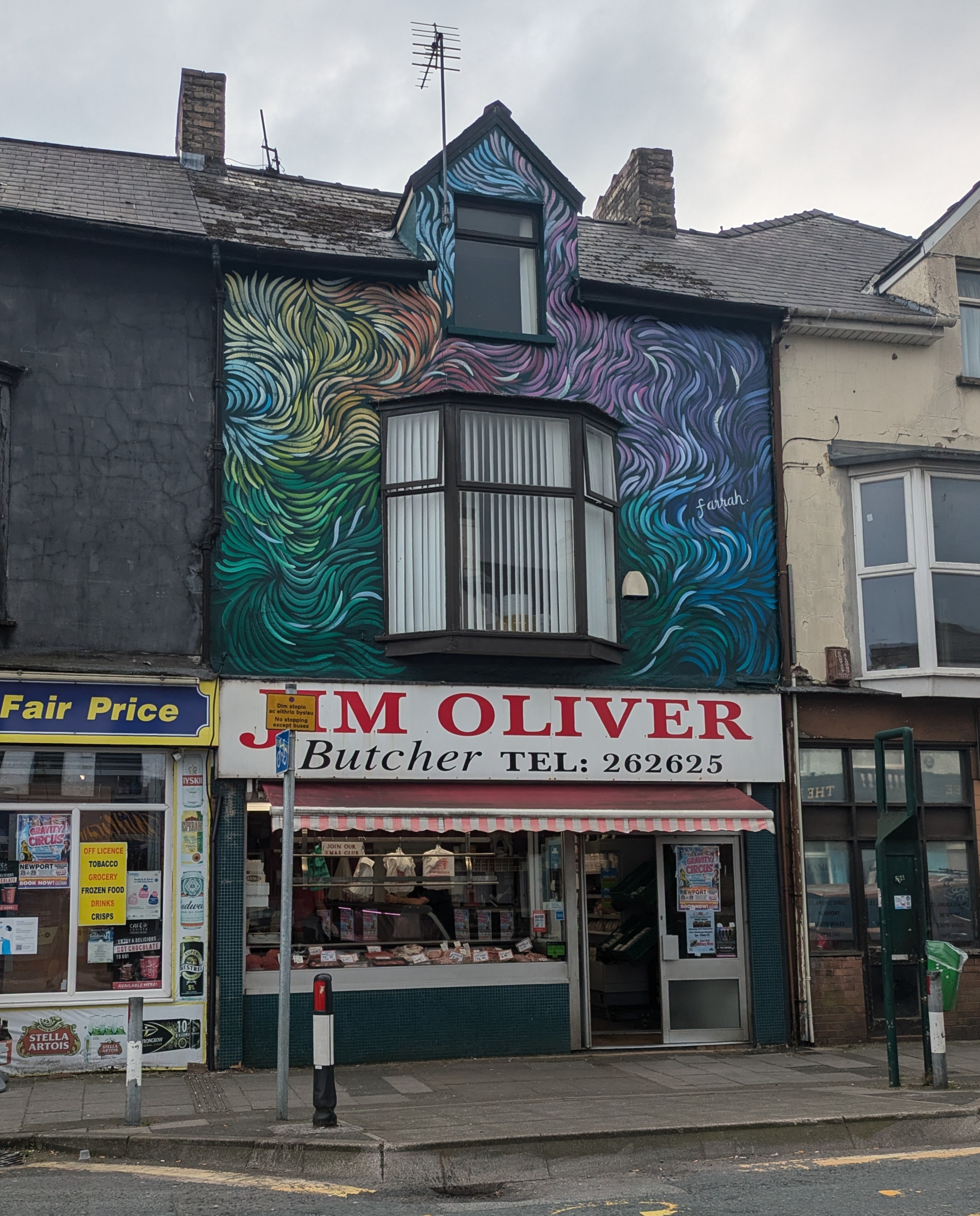 Farrah Fortnam at Jim Oliver Butchers